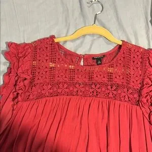 Zara | Dresses | Zara Red Pleated Sundress With Flutter Sleeves | Poshmark Zara | Dresses | Zara Red Pleated Sundress With Flutter Sleeves | Poshmark